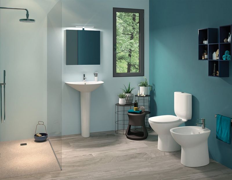 VAS WC MORNING RIMLESS EVACUARE LATERALA, 64X36.5 CM